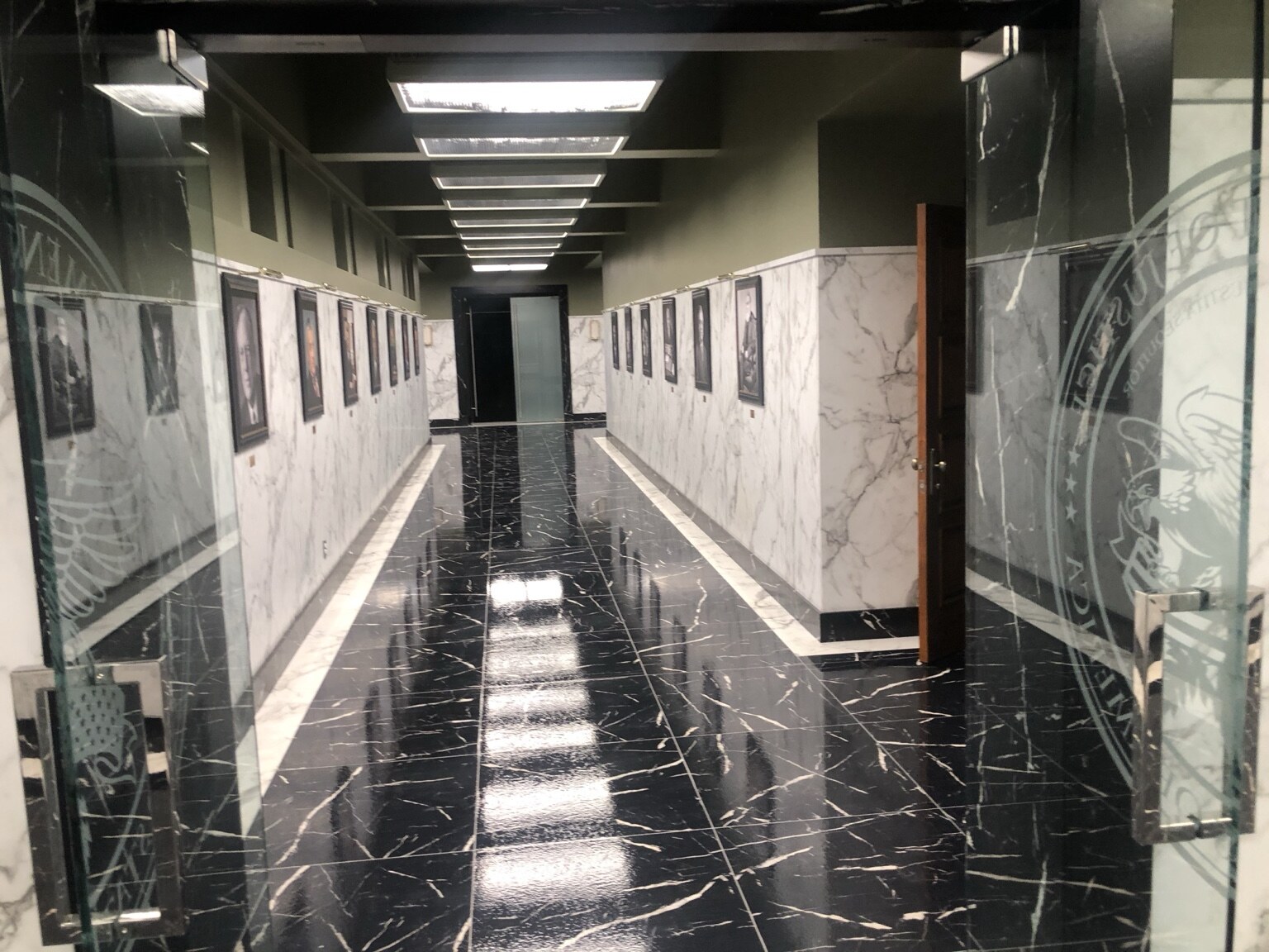 Marble corridor