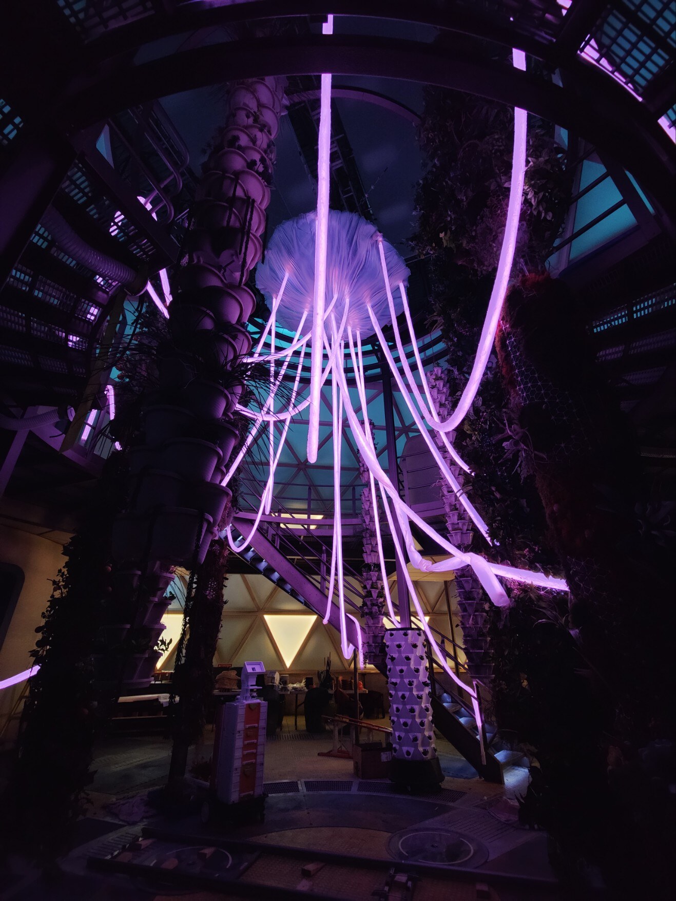 Jellyfish lighting installation